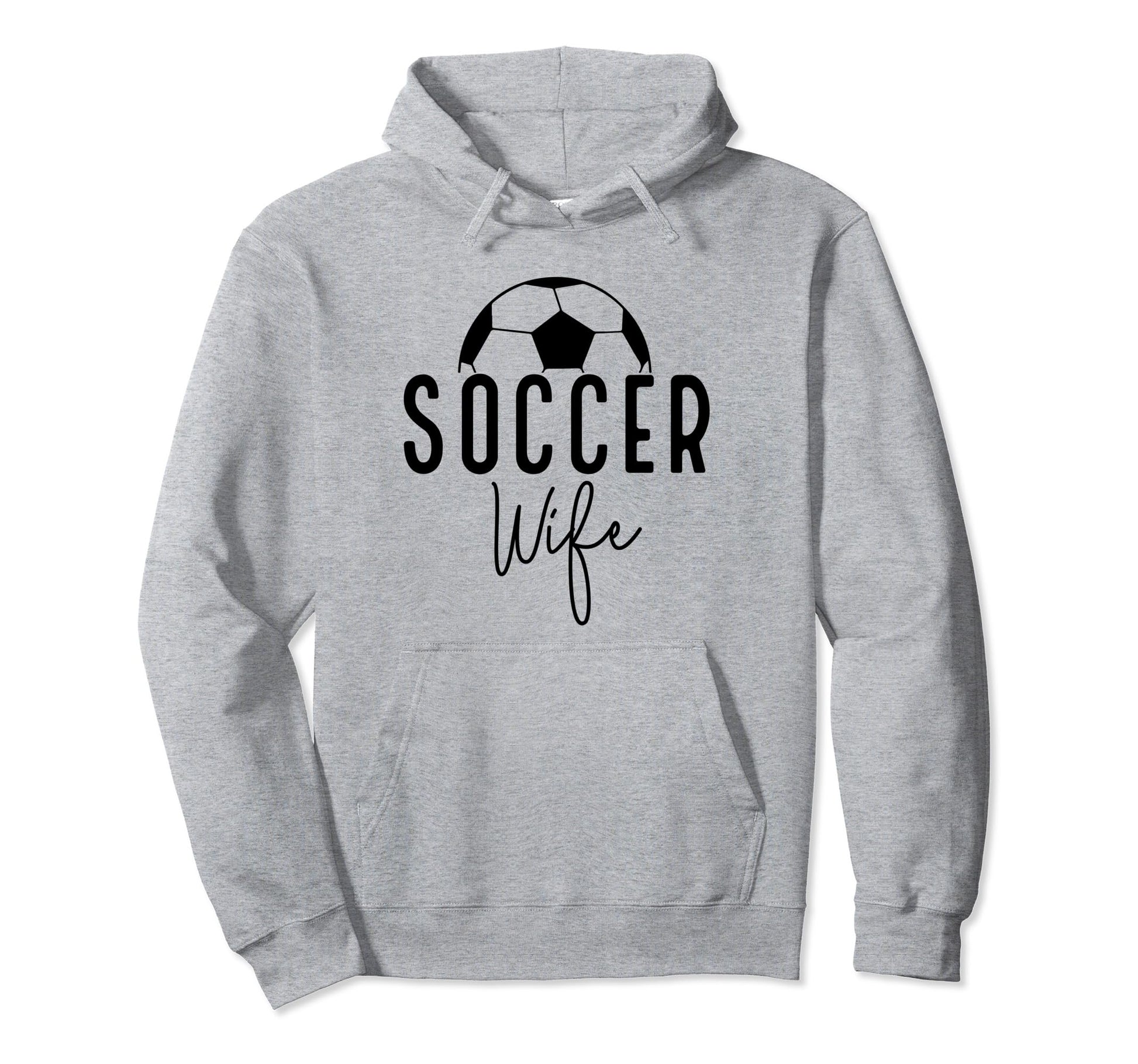 Soccer Wife Mom Player Coach Game Day Hoodie - Minimalist Print Unisex - T-Shirt, Sweatshirt, Hoodie