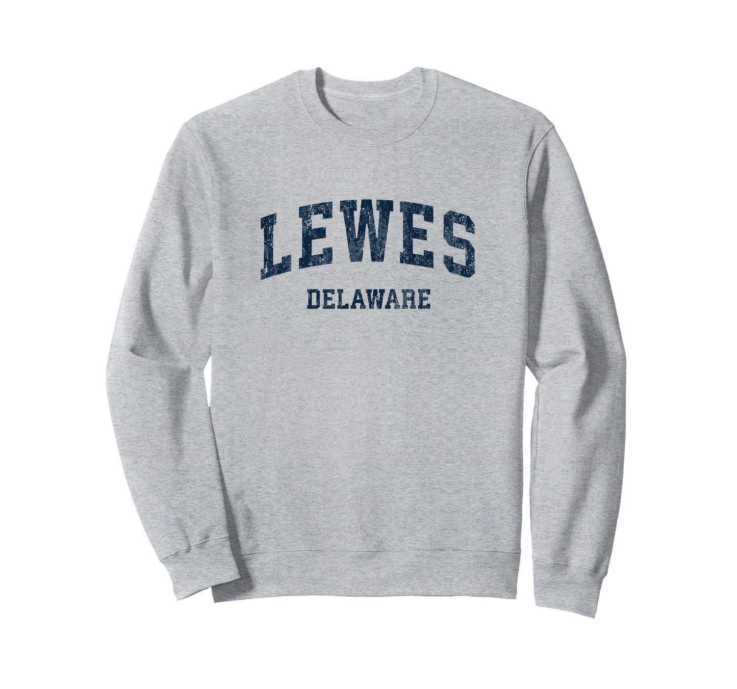 Lewes Delaware De Varsity Sports Sweatshirt - Minimalist Print for Adults - T-Shirt, Sweatshirt, Hoodie