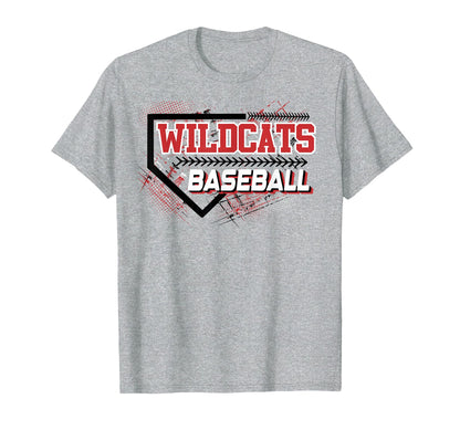 Wildcats Baseball Mom Sports Game T-Shirt - Custom Art Print for Adults - T-Shirt, Sweatshirt, Hoodie