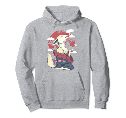 Fennec Fox Japanese Art Harajuku Hoodie - Casual Everyday Wear Men Women - T-Shirt, Sweatshirt, Hoodie