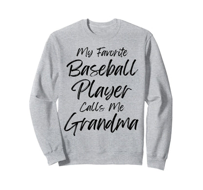 My Favorite Baseball Player Sweatshirt - Casual Everyday Wear for Adults - T-Shirt, Sweatshirt, Hoodie