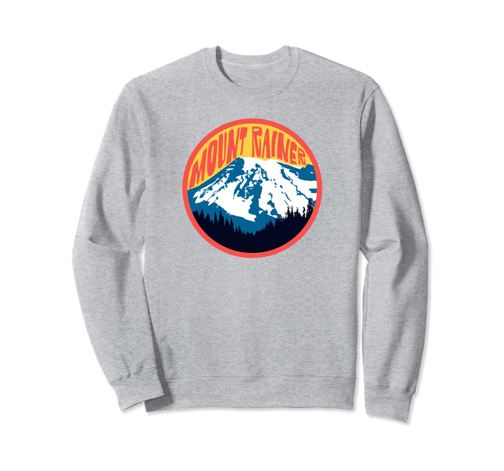 Mount Rainier Wpa National Parks Sweatshirt - Novelty Apparel Unisex - T-Shirt, Sweatshirt, Hoodie