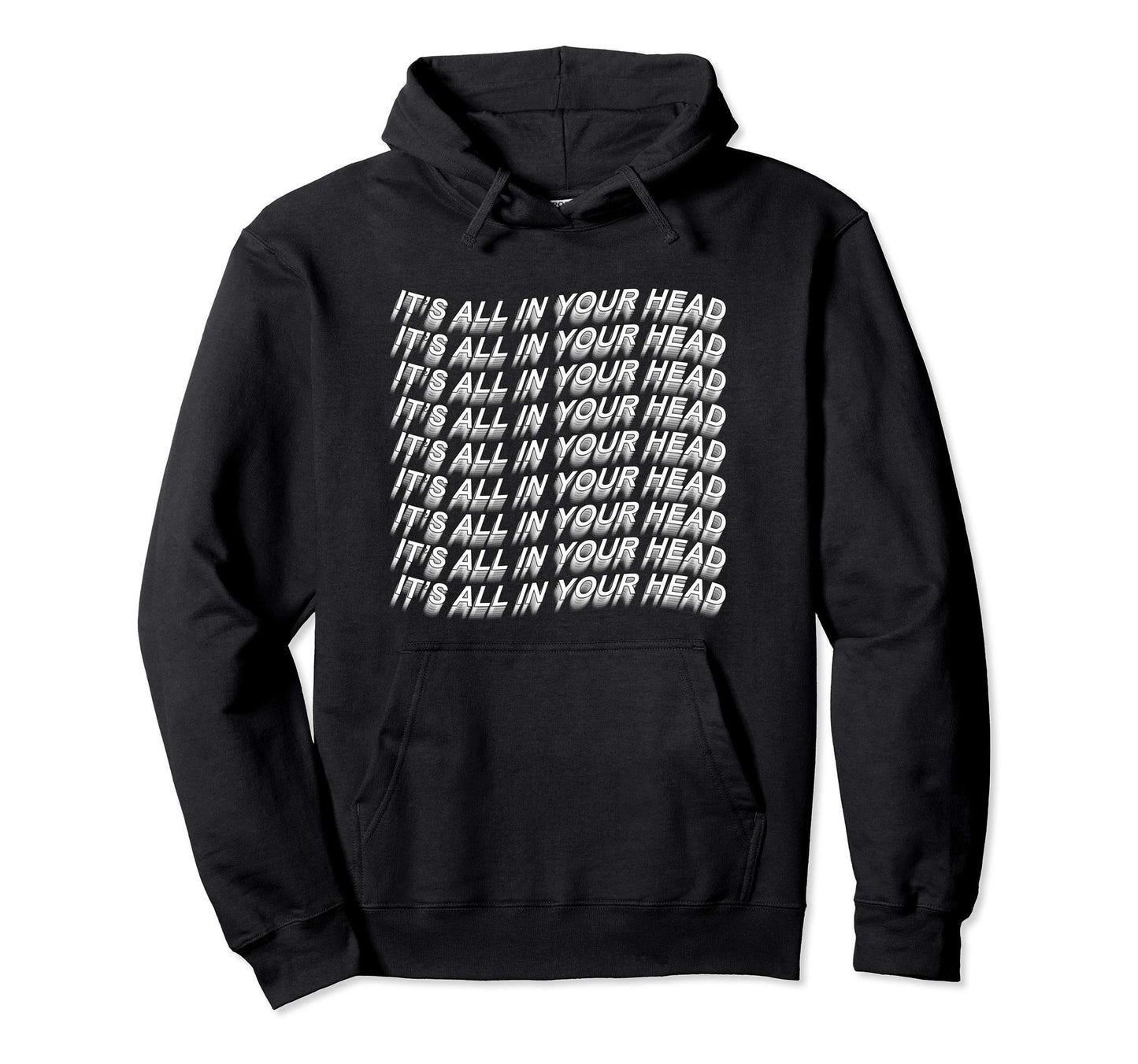 Its All Your Head Vaporwave Aesthetic Hoodie - Graphic Print for Adults - T-Shirt, Sweatshirt, Hoodie