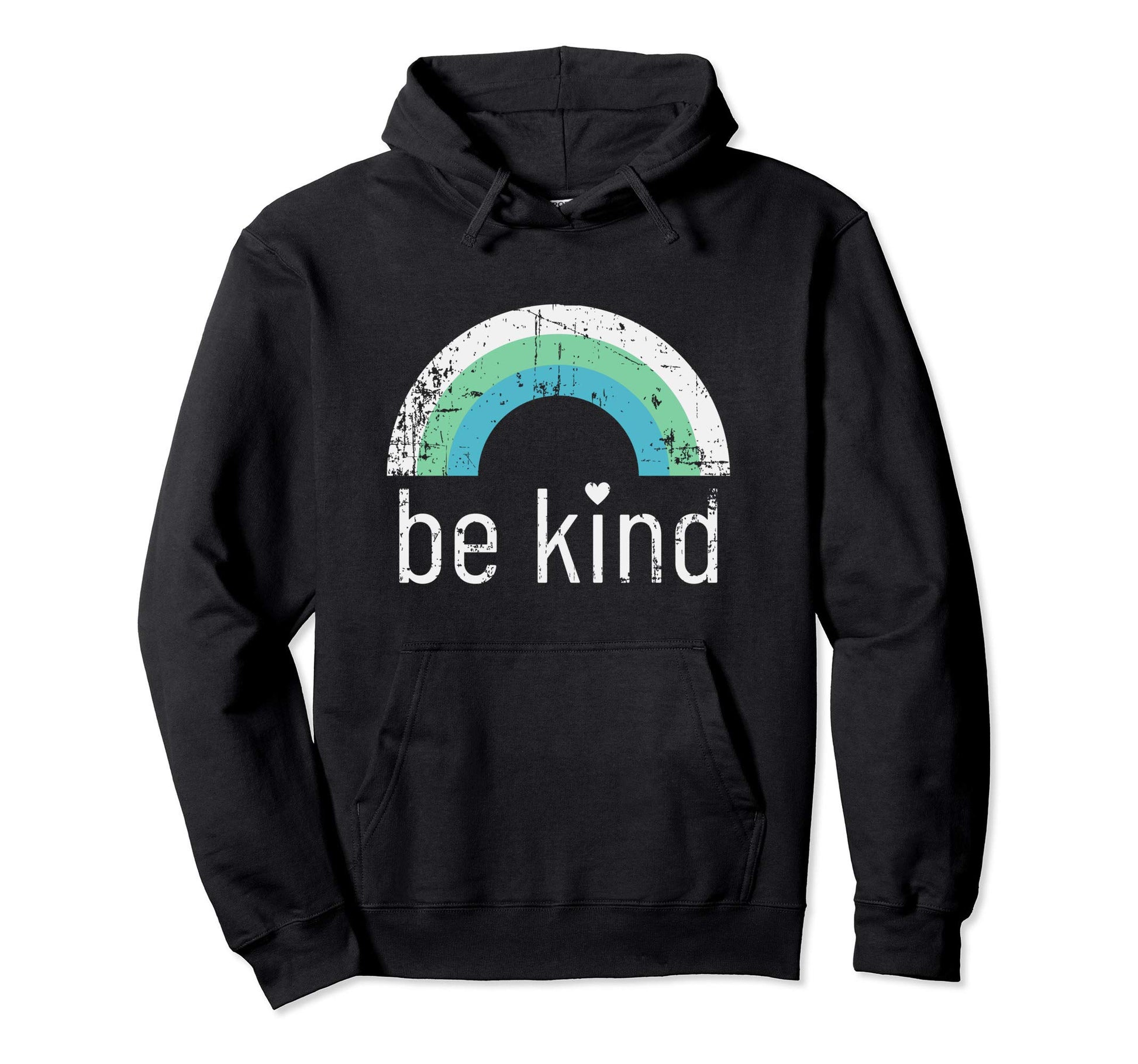 Be Kind Rainbow Kindness Gift Hoodie - Casual Everyday Wear Men Women - T-Shirt, Sweatshirt, Hoodie