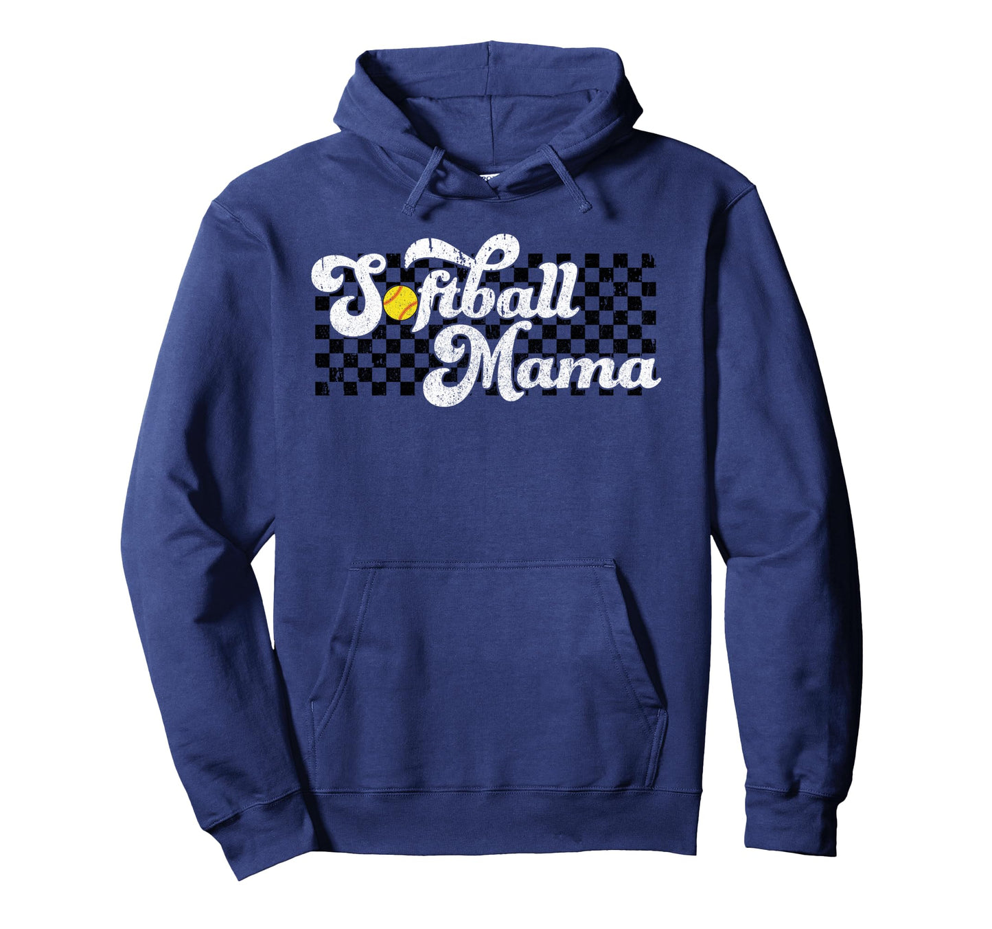 Softball Mama Mom Game Mothers Day Hoodie - Aesthetic Graphic Men Women - T-Shirt, Sweatshirt, Hoodie