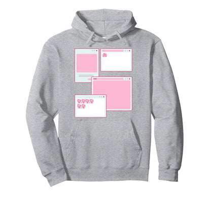 Vaporwave Aesthetic 90S Grunge Kawaii E Hoodie - Unique Graphic for Adults - T-Shirt, Sweatshirt, Hoodie