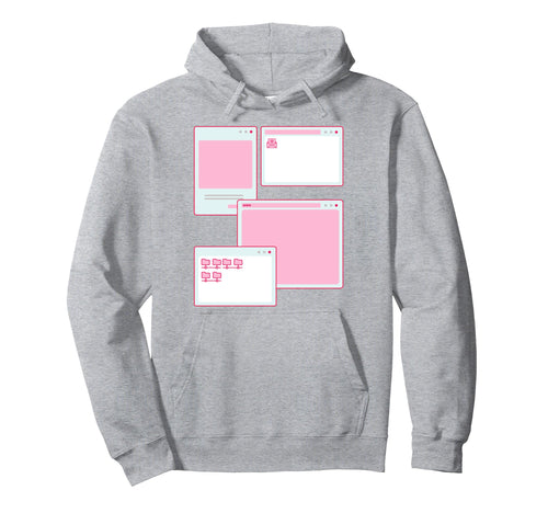 Vaporwave Aesthetic 90S Grunge Kawaii E Hoodie - Unique Graphic for Adults - T-Shirt, Sweatshirt, Hoodie