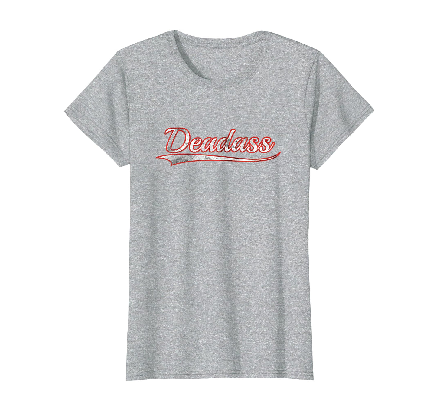 Deadass Varsity Distressed Throwback T-Shirt - Minimalist Print for Adults - T-Shirt, Sweatshirt, Hoodie