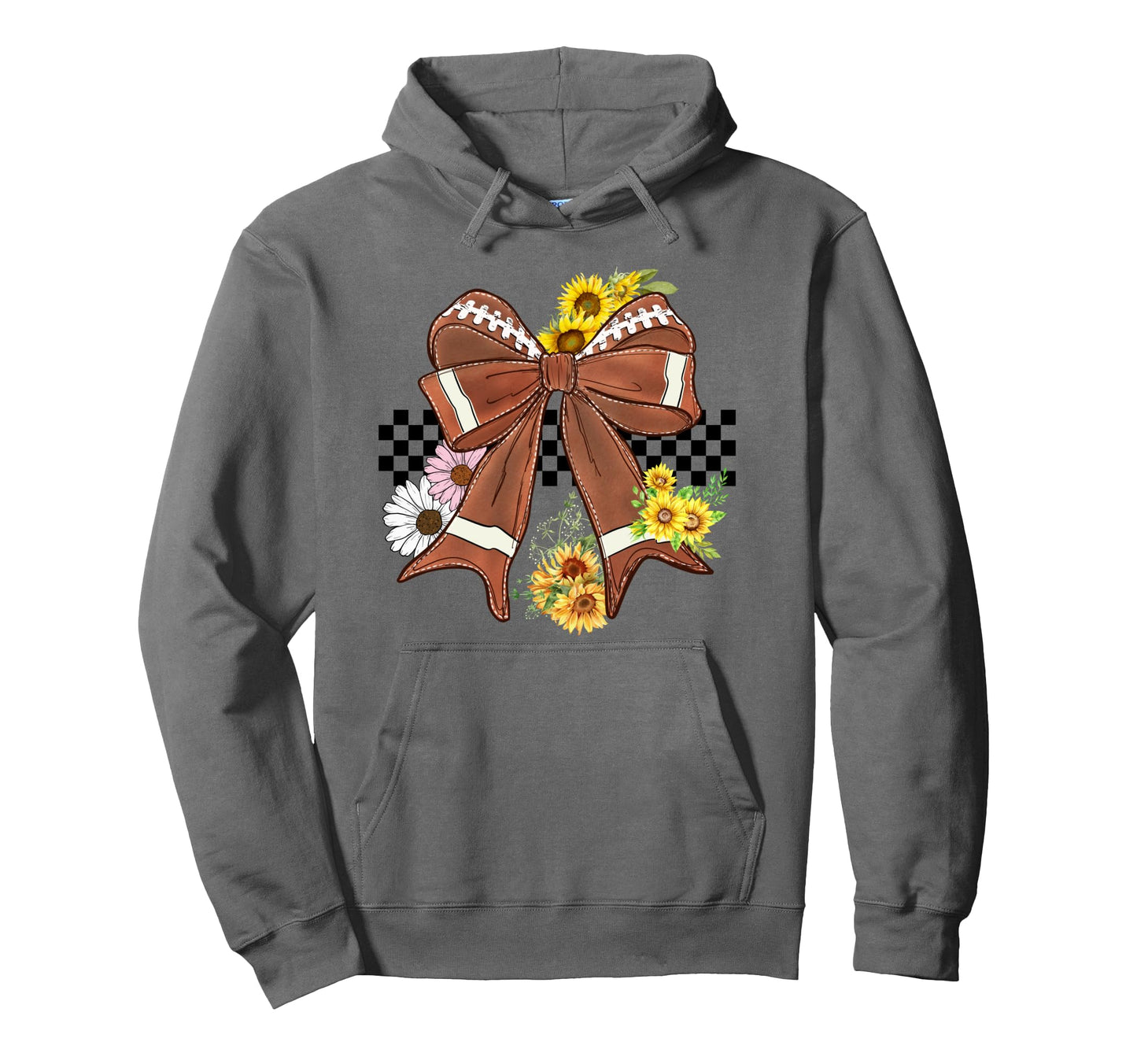 Coquette Football Mama Aesthetic Bow Hoodie - Novelty Apparel Men Women - T-Shirt, Sweatshirt, Hoodie