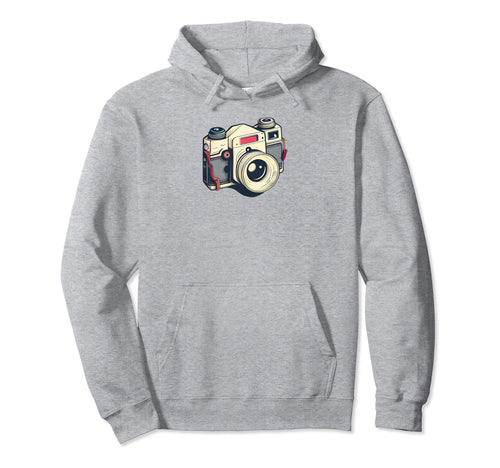 Eighties Vibe Slr Camera Photography Hoodie - Minimalist Print Unisex - T-Shirt, Sweatshirt, Hoodie