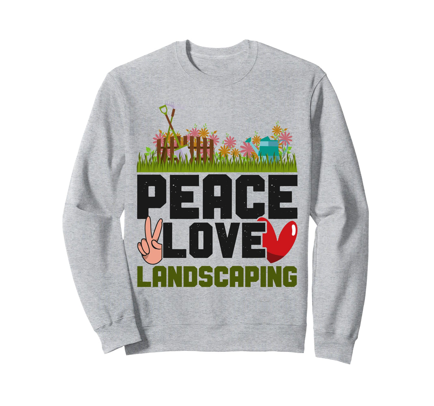 Landscaper Landscaping Landscape Sweatshirt - Unique Graphic Unisex - T-Shirt, Sweatshirt, Hoodie