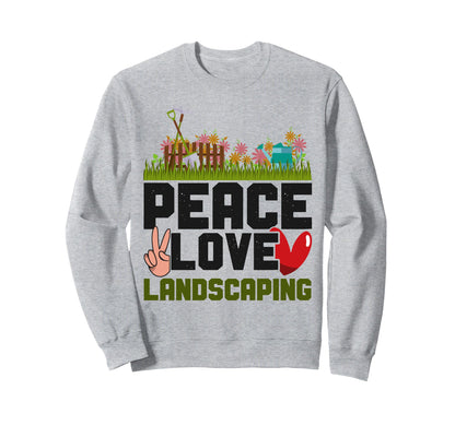 Landscaper Landscaping Landscape Sweatshirt - Unique Graphic Unisex - T-Shirt, Sweatshirt, Hoodie