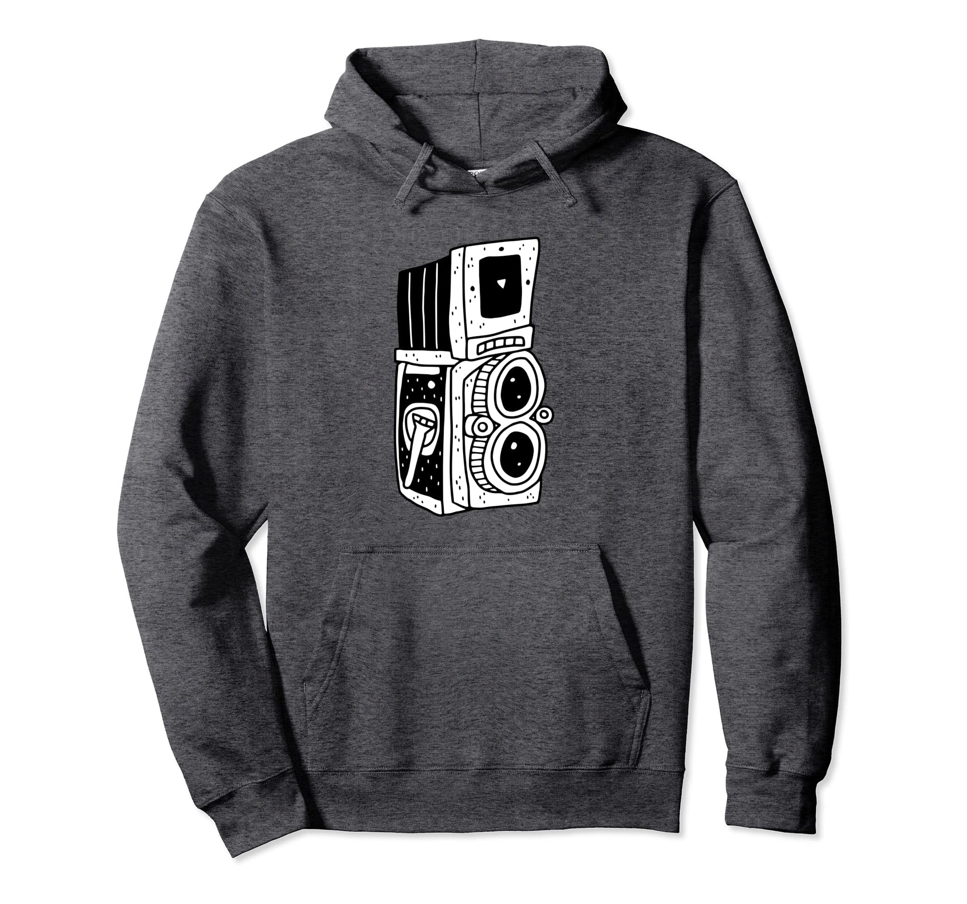 Camera Analogue Camera Illustration Hoodie - Aesthetic Graphic Men Women - T-Shirt, Sweatshirt, Hoodie