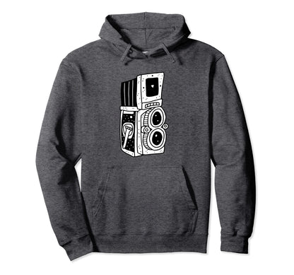 Camera Analogue Camera Illustration Hoodie - Aesthetic Graphic Men Women - T-Shirt, Sweatshirt, Hoodie
