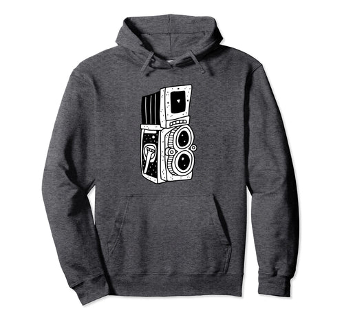 Camera Analogue Camera Illustration Hoodie - Aesthetic Graphic Men Women - T-Shirt, Sweatshirt, Hoodie