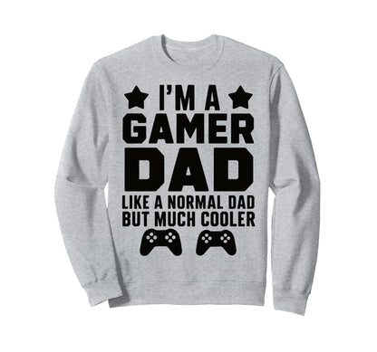 Gaming Daddy Funny Gamer Dad Sweatshirt - Custom Art Print Men Women - T-Shirt, Sweatshirt, Hoodie