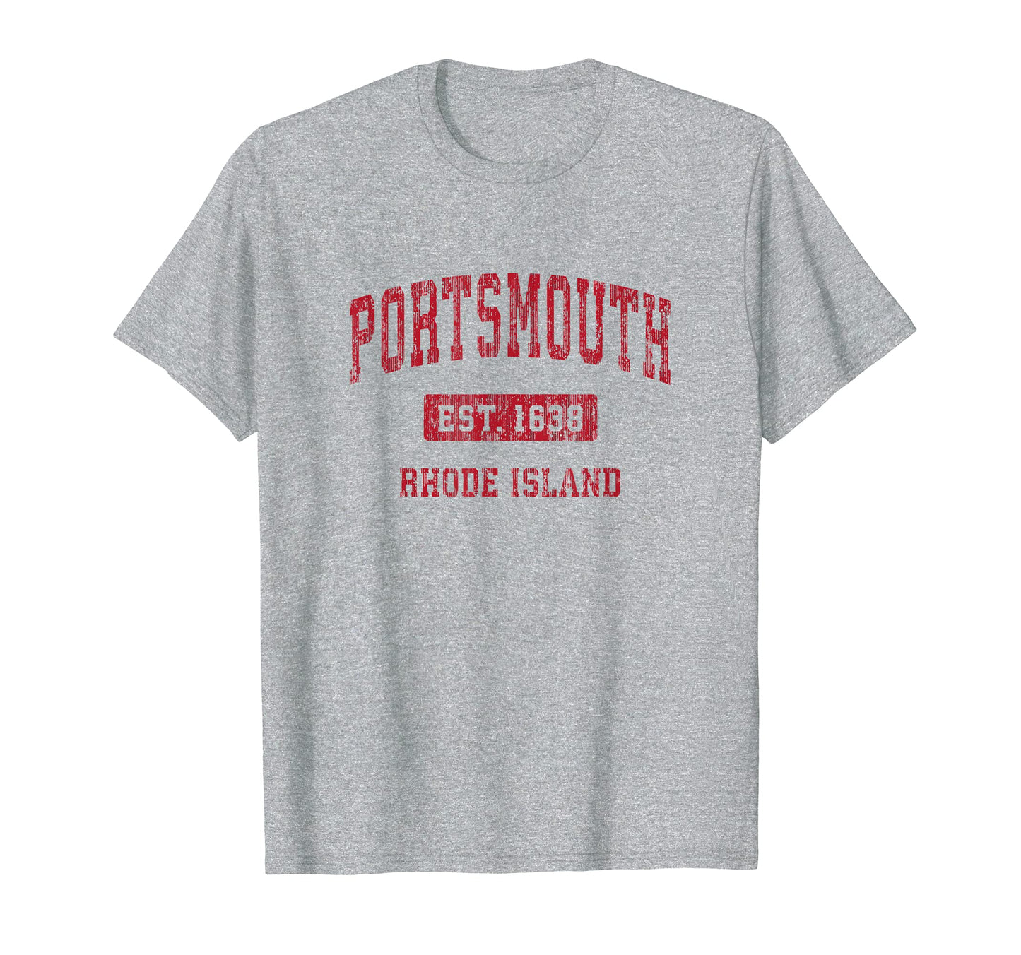 Portsmouth Rhode Island Ri Sports T-Shirt - Fun Novelty Design for Adults - T-Shirt, Sweatshirt, Hoodie
