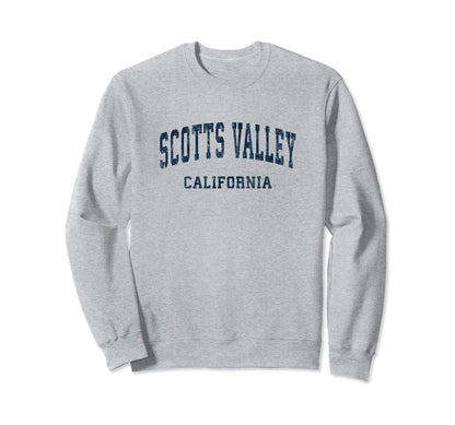 Scotts Valley California Ca Varsity Sweatshirt - Trendy Graphic Unisex - T-Shirt, Sweatshirt, Hoodie