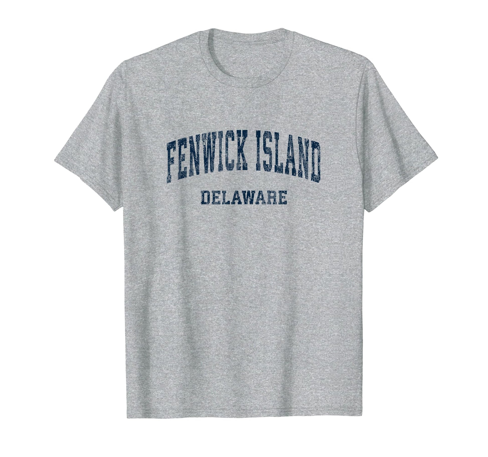 Fenwick Island Delaware De Varsity T-Shirt - Custom Art Print Unisex - T-Shirt, Sweatshirt, Hoodie