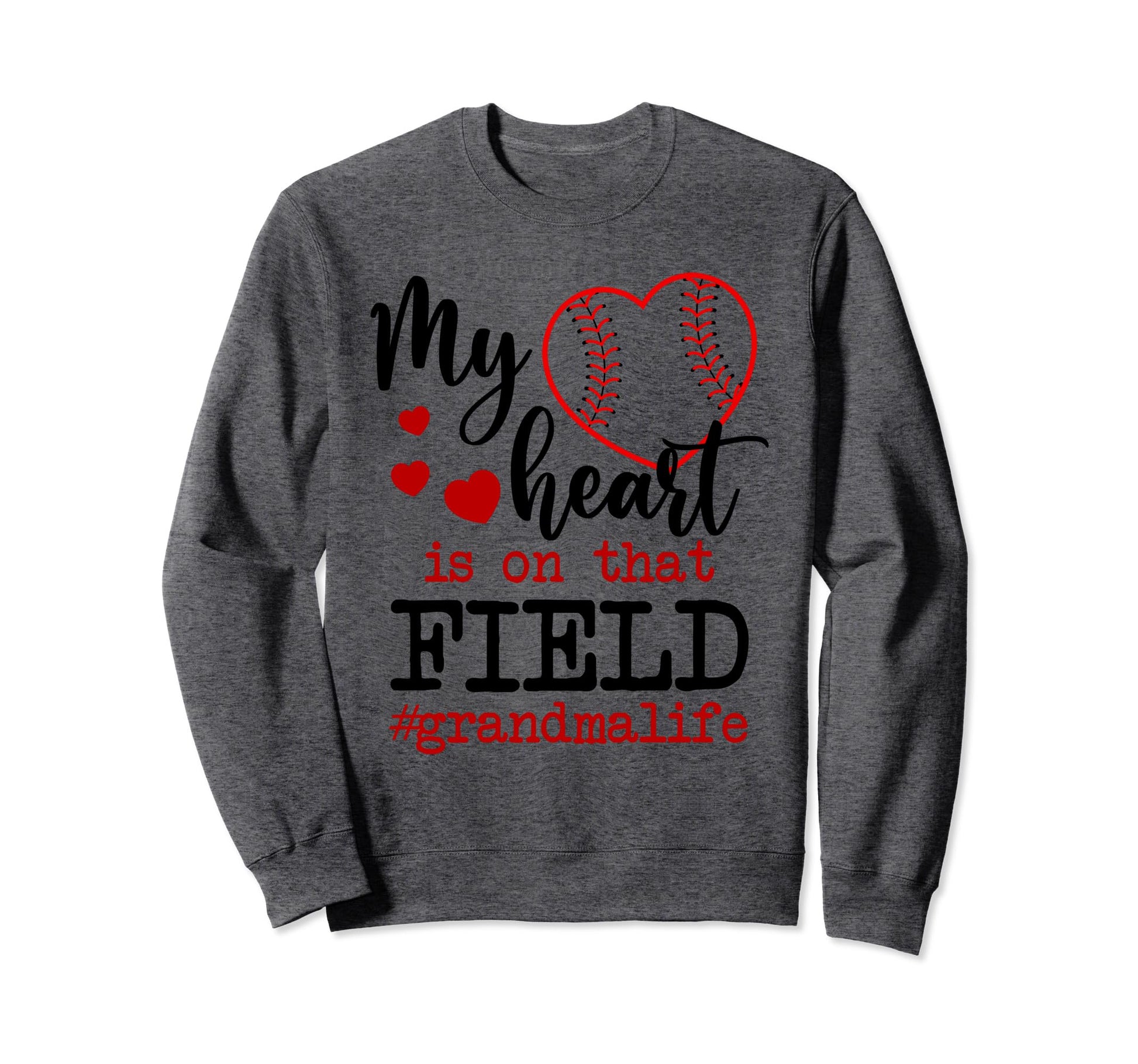 My Heart Is That Field Ballpark Sweatshirt - Aesthetic Graphic for Adults - T-Shirt, Sweatshirt, Hoodie