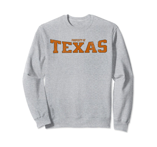 Property Texas Varsity Texas Pride Sweatshirt - Trendy Graphic for Adults - T-Shirt, Sweatshirt, Hoodie