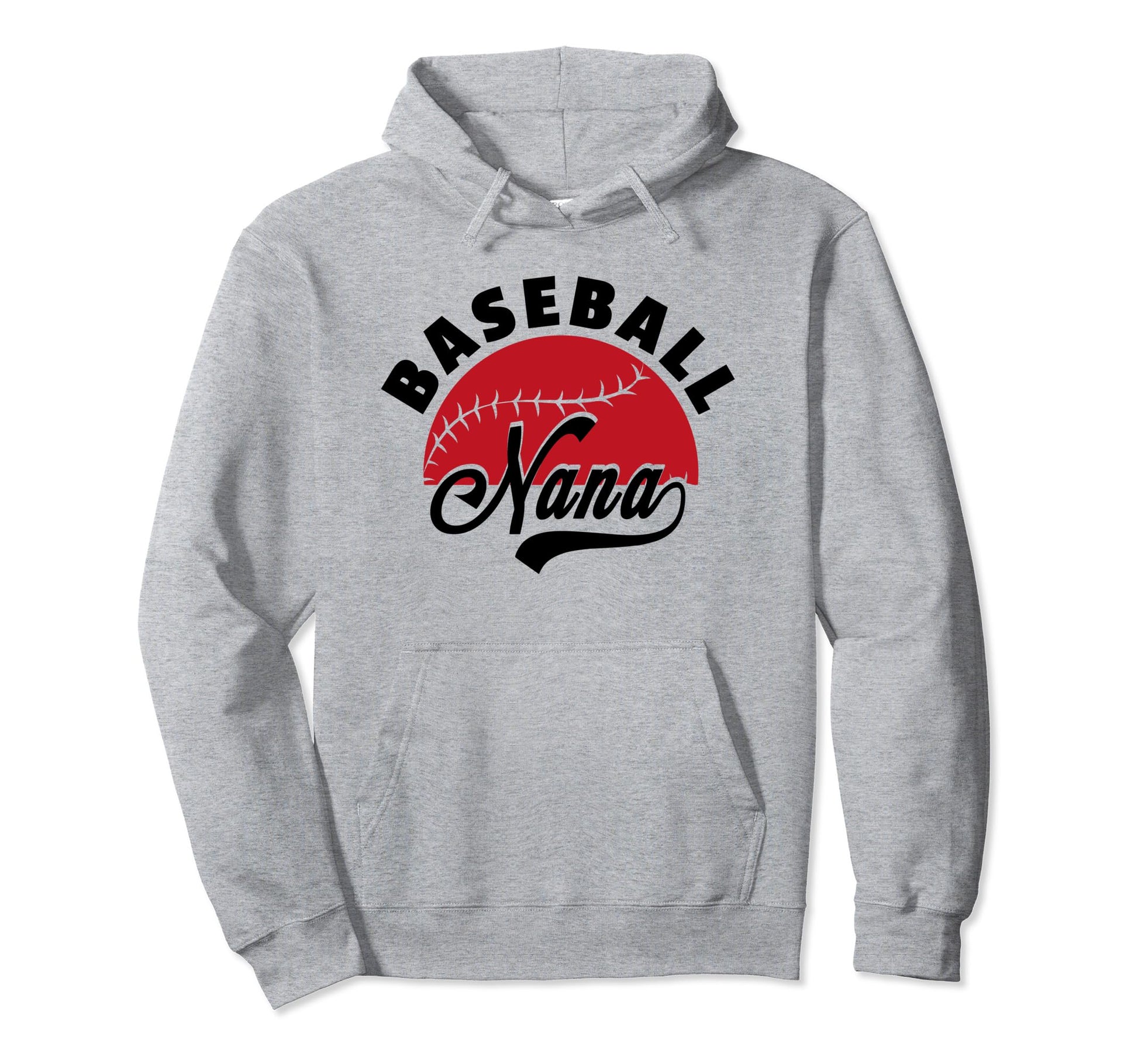 Baseball Nana Hoodie - Trendy Graphic for Adults - T-Shirt, Sweatshirt, Hoodie