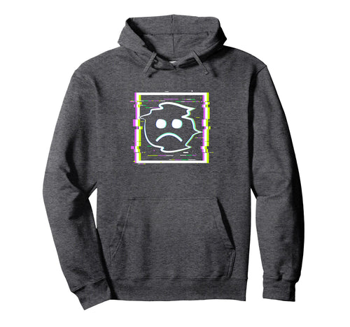 Sad Boi Anime Glitch Frame Vaporwave Hoodie - Novelty Apparel Unisex - T-Shirt, Sweatshirt, Hoodie