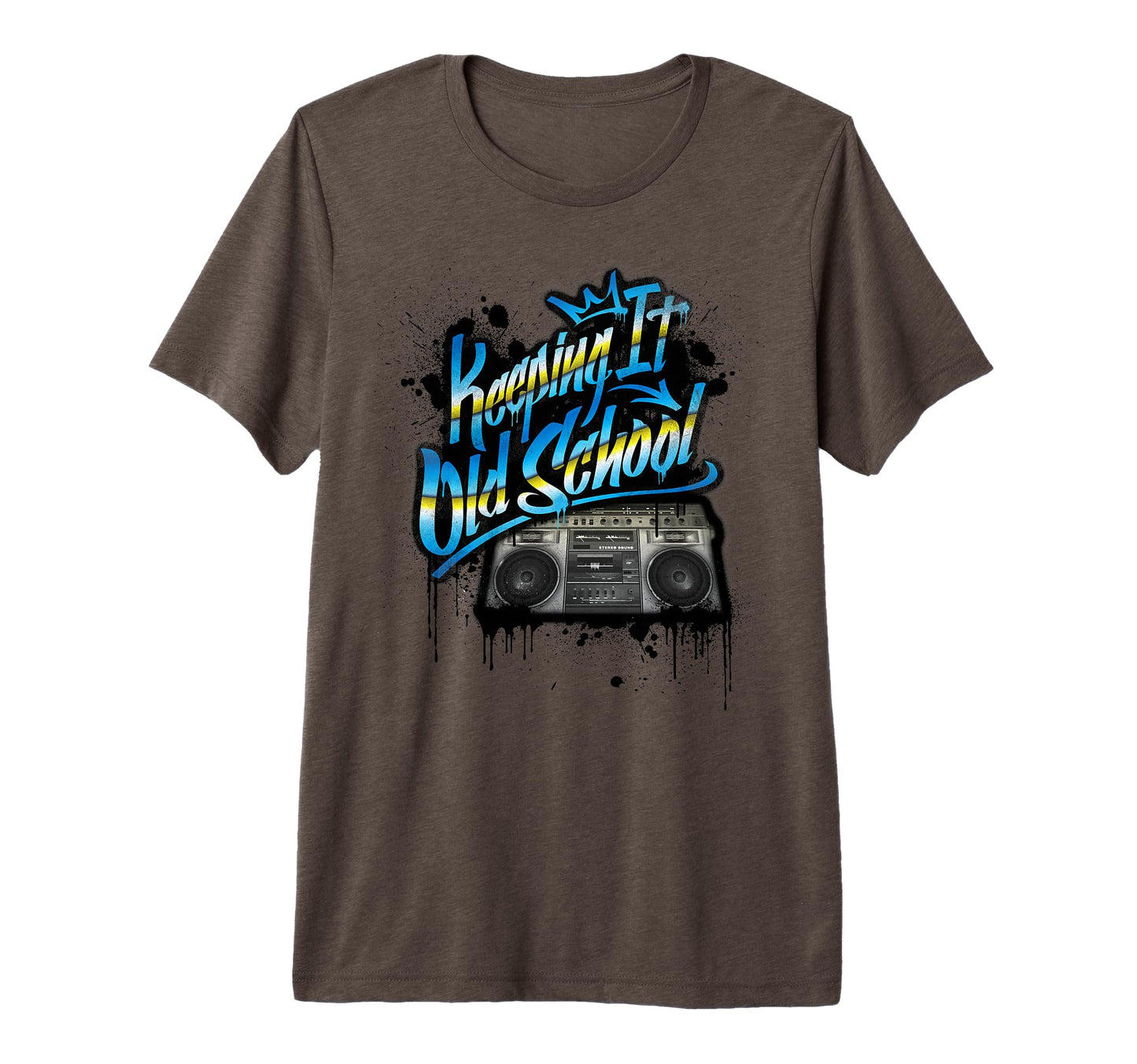 Keeping It Old School Old School Boombox T-Shirt - Trendy Graphic Unisex - T-Shirt, Sweatshirt, Hoodie