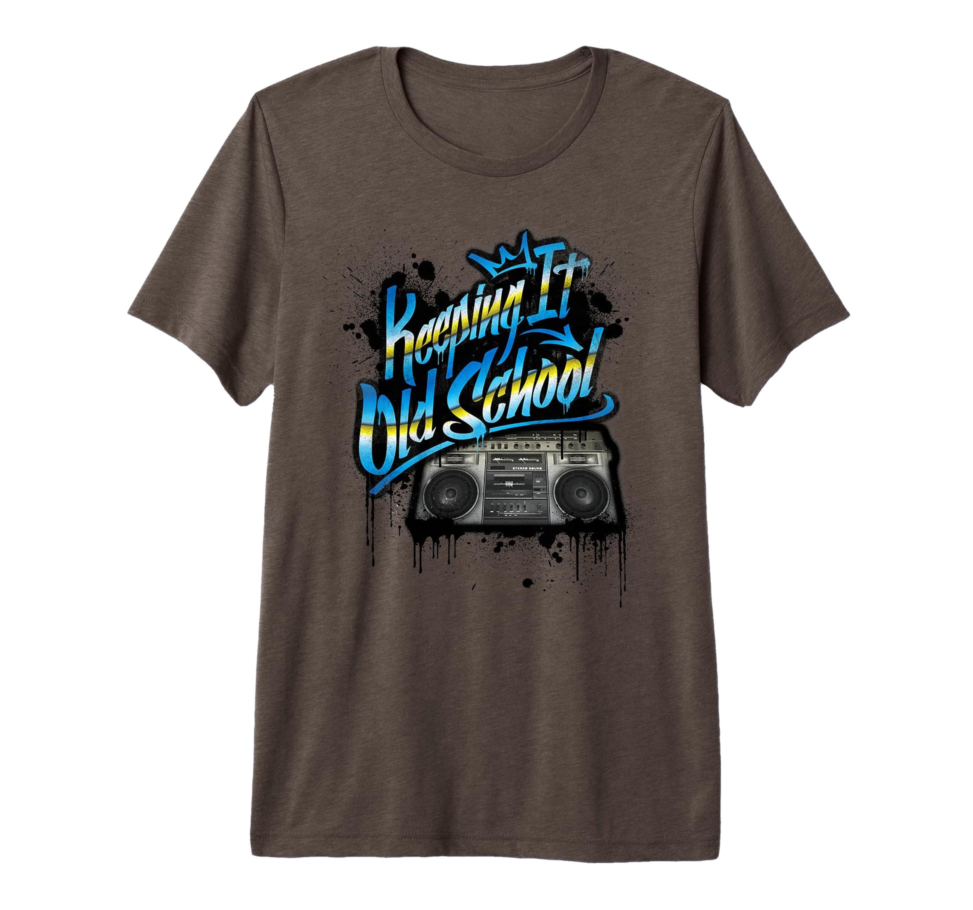 Keeping It Old School Old School Boombox T-Shirt - Trendy Graphic Unisex - T-Shirt, Sweatshirt, Hoodie