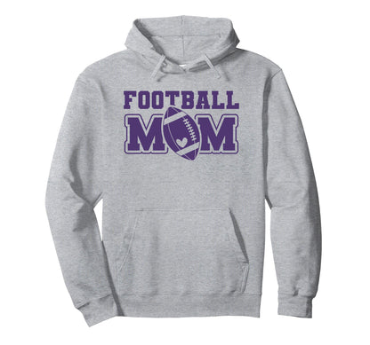 Womens Game Day Purple And White High Hoodie - Fun Novelty Design Unisex - T-Shirt, Sweatshirt, Hoodie