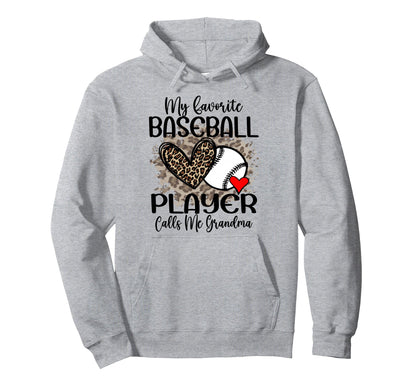 My Favorite Baseball Player Calls Me Hoodie - Aesthetic Graphic Men Women - T-Shirt, Sweatshirt, Hoodie
