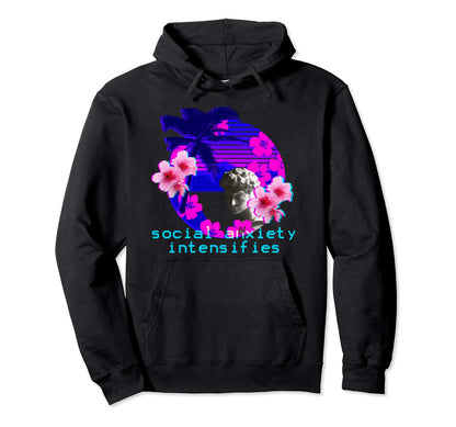 Vaporwave Aesthetic 90S Japanese Hoodie - Casual Everyday Wear Men Women - T-Shirt, Sweatshirt, Hoodie