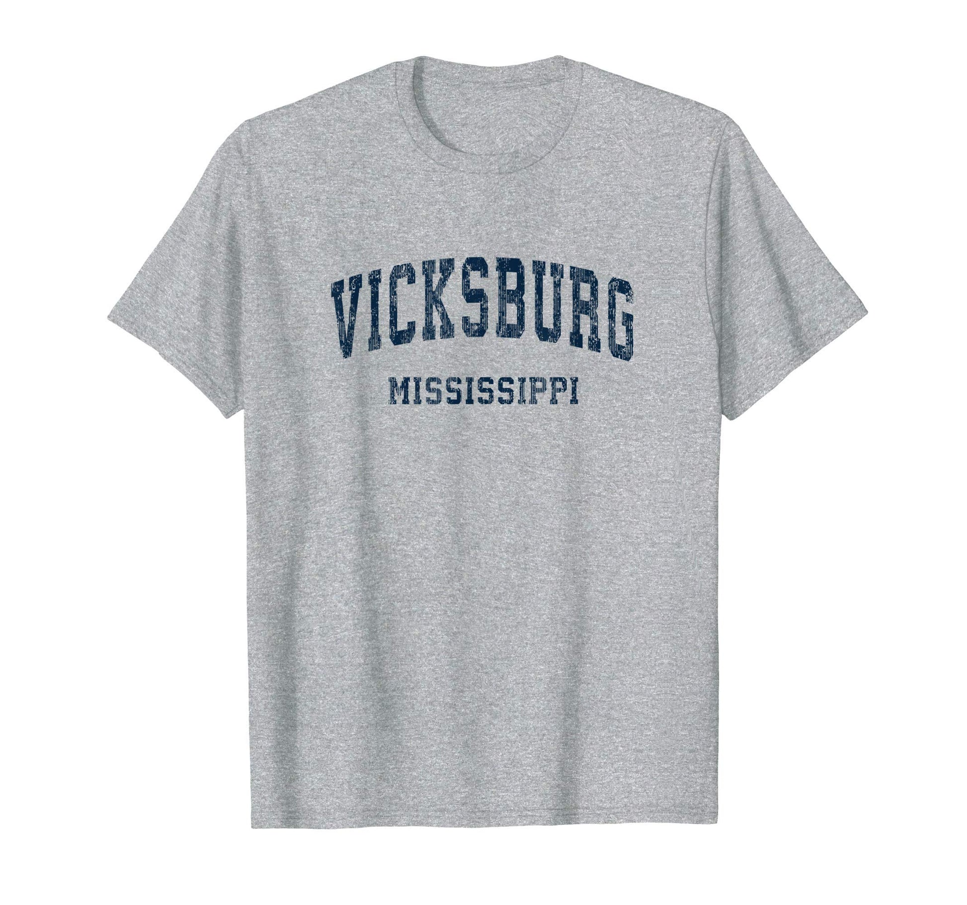 Vicksburg Mississippi Ms Varsity Sports T-Shirt - Unique Graphic Unisex - T-Shirt, Sweatshirt, Hoodie