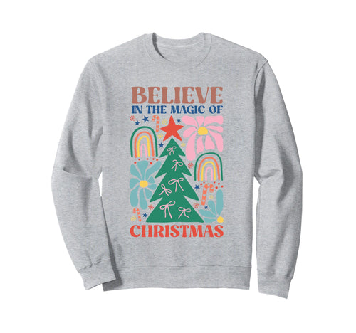 Boho Rainbow Tree Teens Holiday Sweatshirt - Trendy Graphic Men Women - T-Shirt, Sweatshirt, Hoodie