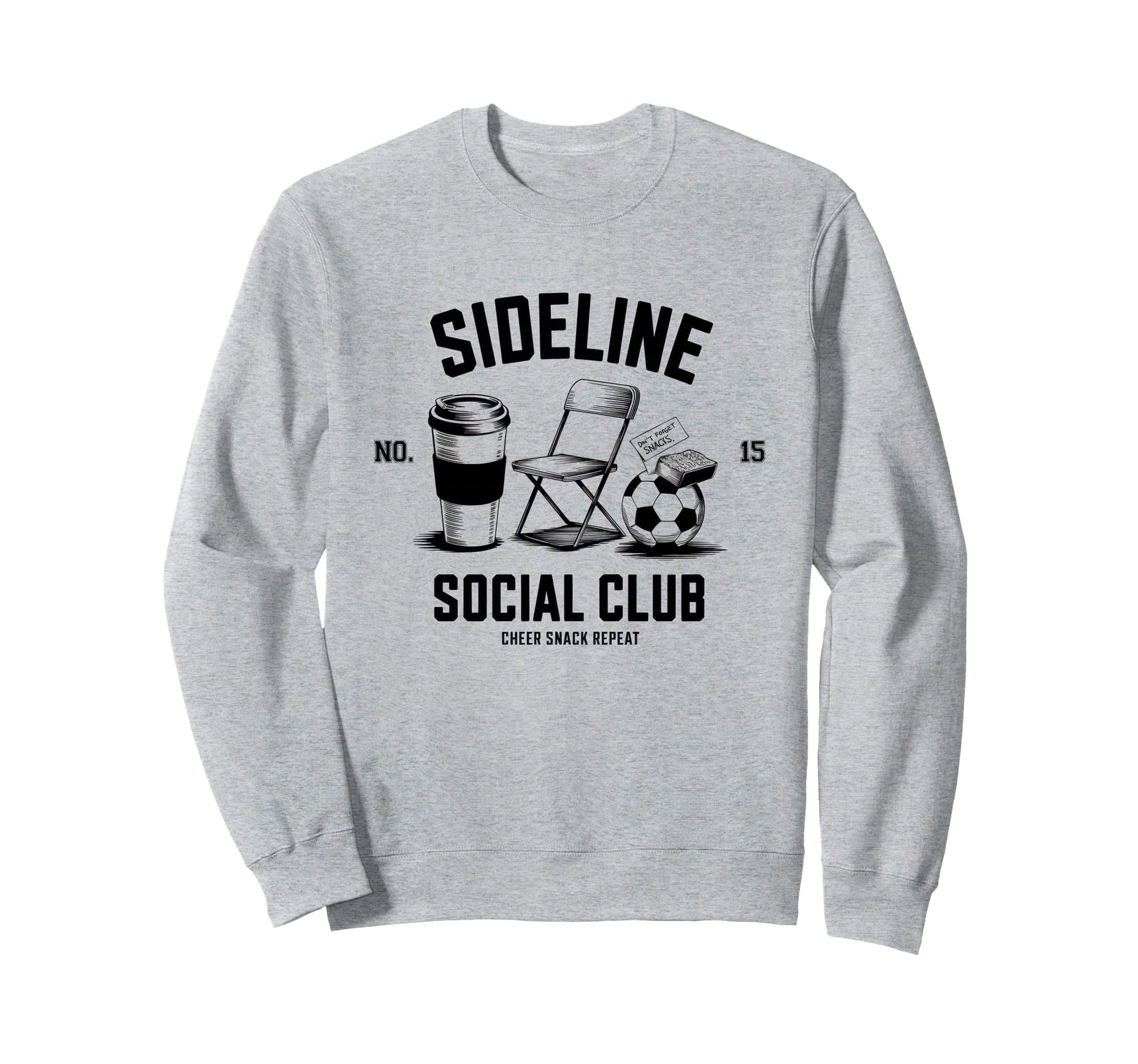Sideline Social Club Soccer Mom Sweatshirt - Aesthetic Graphic Men Women - T-Shirt, Sweatshirt, Hoodie