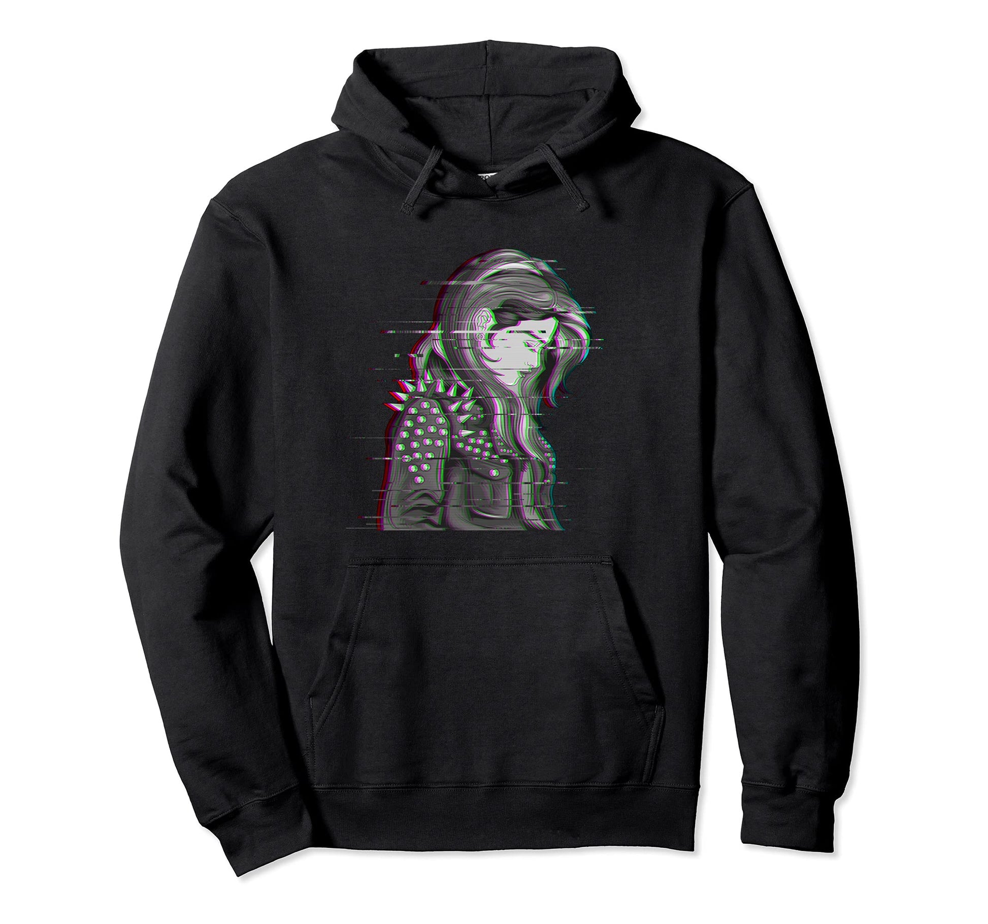 Vaporwave Glitch 90S Aesthetic Sad Hoodie - Fun Novelty Design Unisex - T-Shirt, Sweatshirt, Hoodie