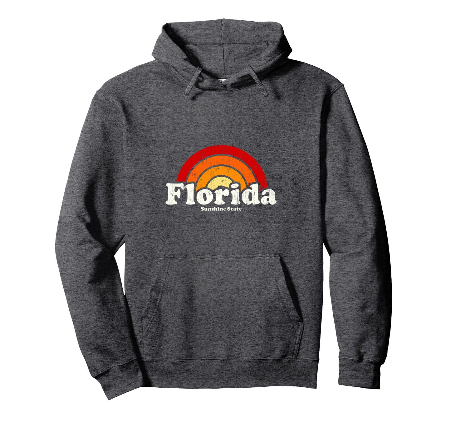 Florida 70S Rainbow Hoodie - Streetwear Style for Adults - T-Shirt, Sweatshirt, Hoodie