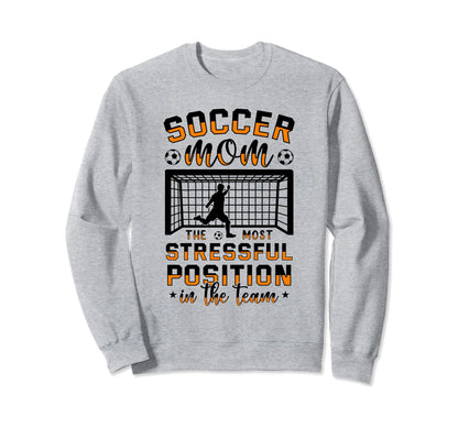 Soccer Mother Gameday Soccer Mom Sweatshirt - Aesthetic Graphic Men Women - T-Shirt, Sweatshirt, Hoodie