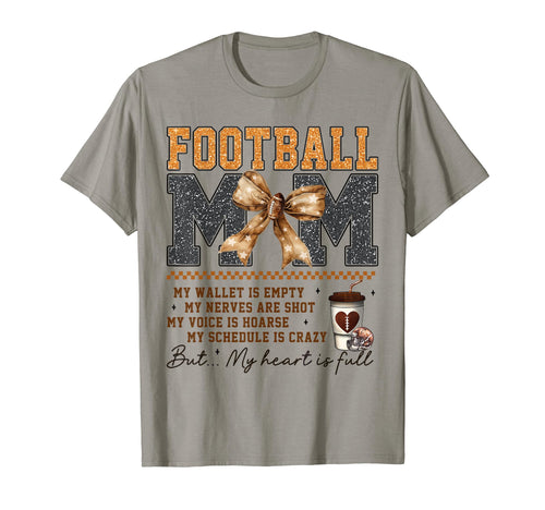 Football Mom Coquette Bow Game Day T-Shirt - Streetwear Style Men Women - T-Shirt, Sweatshirt, Hoodie