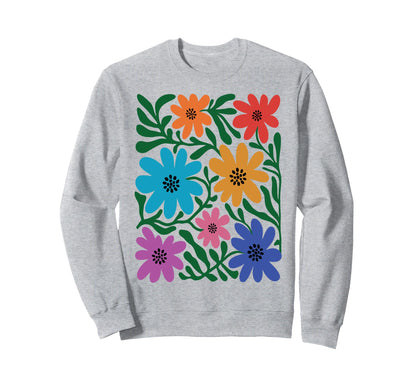 Subtle Pride Wildflower Lgbt Sweatshirt - Casual Everyday Wear Men Women - T-Shirt, Sweatshirt, Hoodie