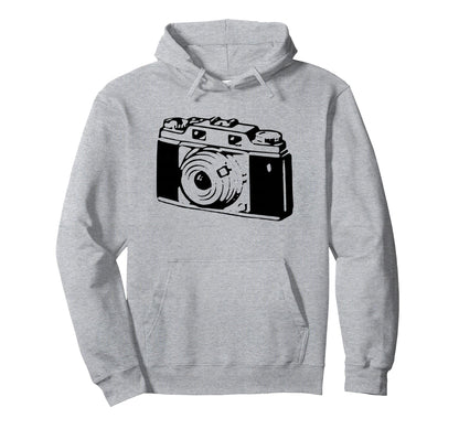 Camera Hoodie - Casual Everyday Wear Men Women - T-Shirt, Sweatshirt, Hoodie