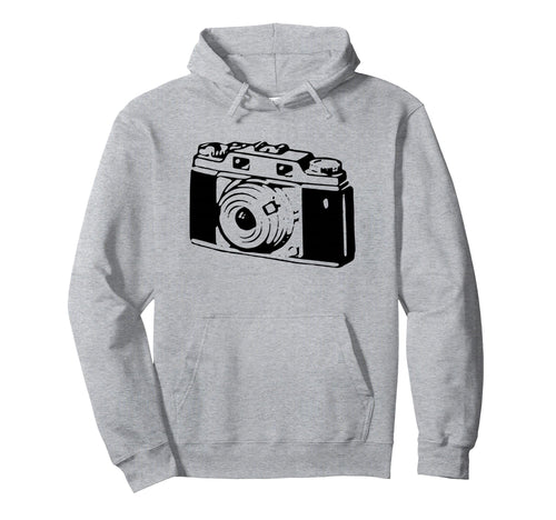 Camera Hoodie - Casual Everyday Wear Men Women - T-Shirt, Sweatshirt, Hoodie