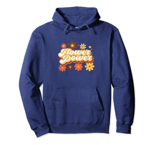 Womens Flower Power Hippie Boho Color Hoodie - Trendy Graphic for Adults - T-Shirt, Sweatshirt, Hoodie