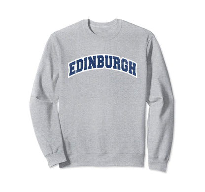 Edinburgh Scotland Varsity Scottish Sweatshirt - Graphic Print for Adults - T-Shirt, Sweatshirt, Hoodie
