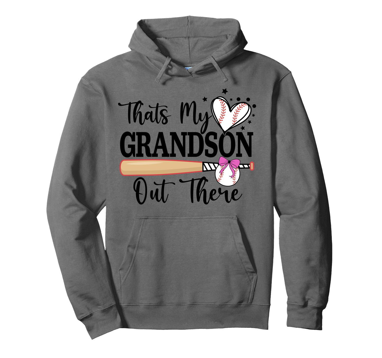Thats My Grandson Out There Baseball Hoodie - Custom Art Print Unisex - T-Shirt, Sweatshirt, Hoodie