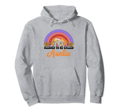 Mothers Day Blessed To Be Called Auntie Hoodie - Fun Novelty Design Unisex - T-Shirt, Sweatshirt, Hoodie