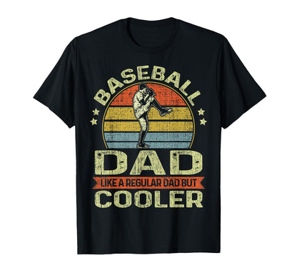 Fathers Day Funny Baseball Dad Like T-Shirt - Aesthetic Graphic Unisex - T-Shirt, Sweatshirt, Hoodie