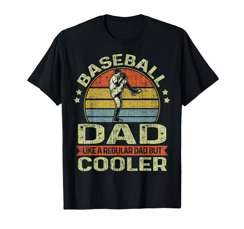 Fathers Day Funny Baseball Dad Like T-Shirt - Aesthetic Graphic Unisex - T-Shirt, Sweatshirt, Hoodie