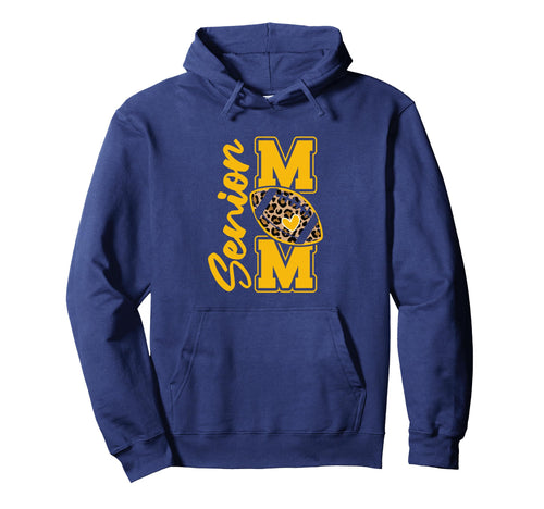 Leopard Navy Blue And Yellow High School Hoodie - Trendy Graphic Men Women - T-Shirt, Sweatshirt, Hoodie