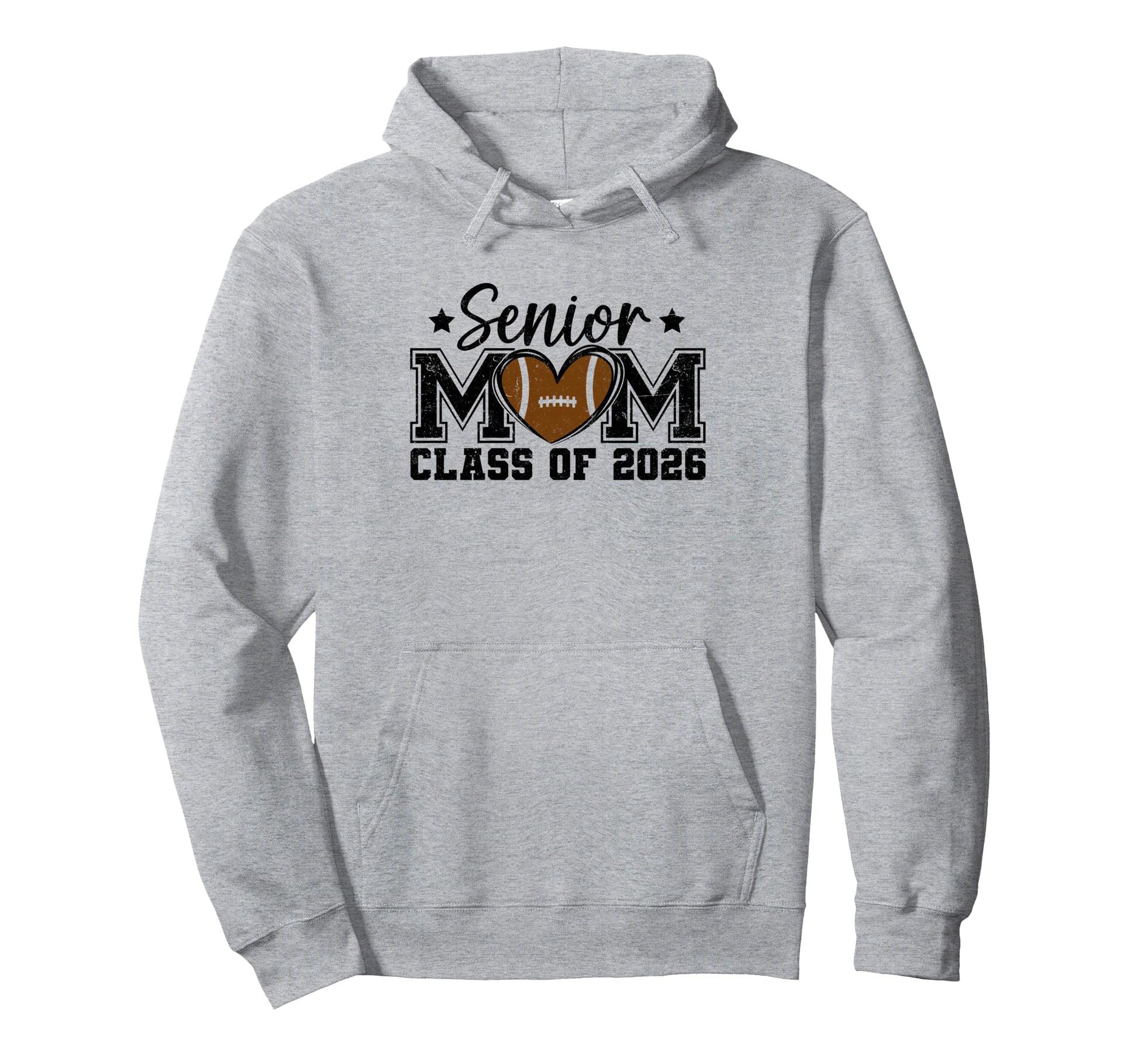 Senior Mom Class 2026 Football Mom Hoodie - Novelty Apparel Unisex - T-Shirt, Sweatshirt, Hoodie